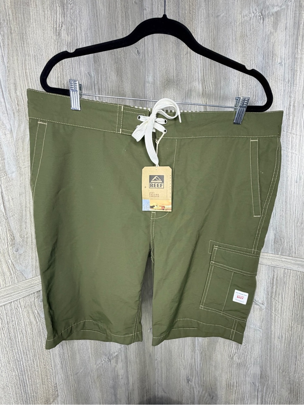 Reef Board Shorts Olive Green